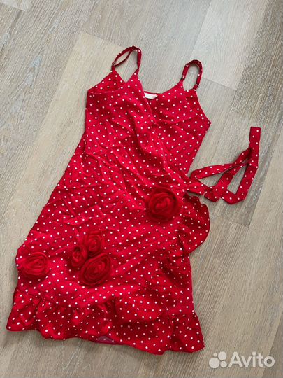 Платье на запах летнее