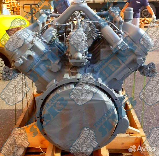 Двигатель ямз 236 на маз Т-150 V6 (01/12)