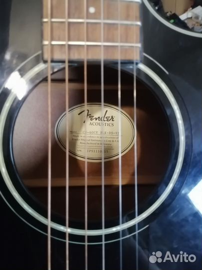 Акустическая гитара fender