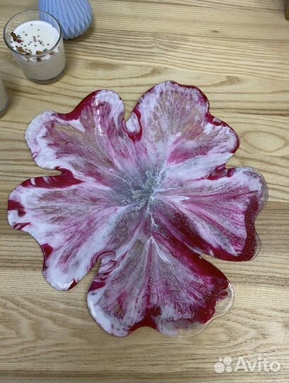 Поднос из эпоксидной смолы