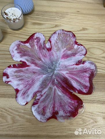 Поднос из эпоксидной смолы