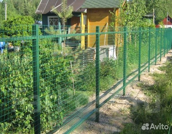 Забор металлический,калитки быстро