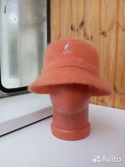 Шляпа женская панама оранжевая Kangol