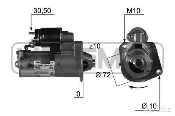 Стартер ford mondeo iv, volvo s80 ii 2.5