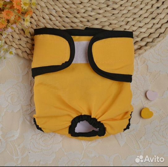 Трусы для собак, многоразовые