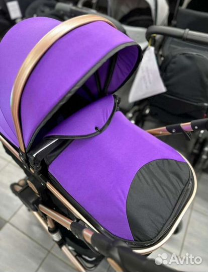Коляска 3в1 Новая трансформер (яркая)
