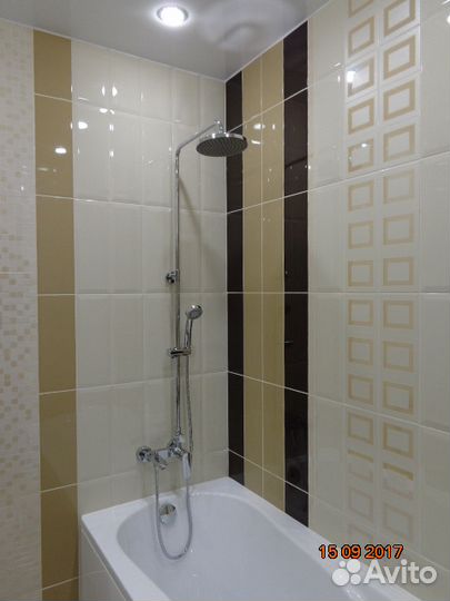 Плиточник, укладка плитки (ремонт ванной под ключ)