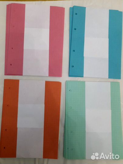 Сменные блоки для тетради на кольцах