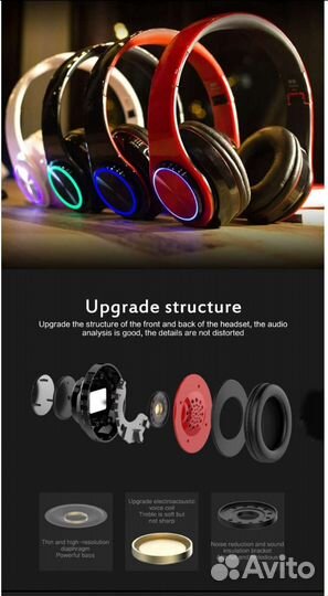 Беспроводные блютуз наушники