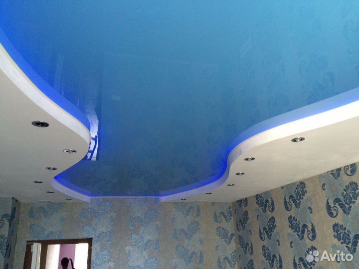 Натяжные потолки, бесплатный замер без выходных