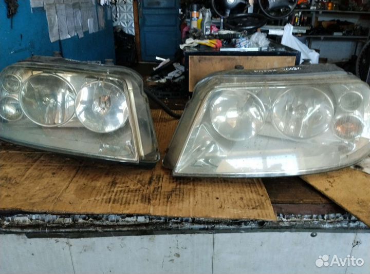 Фары фольксваген шаран 2002 год. Правая, левая