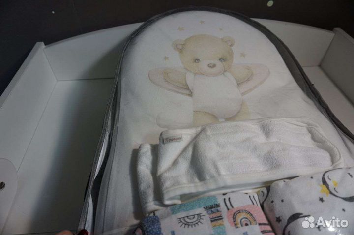 Матрас кокон для новорождённого Baby cocon лучик