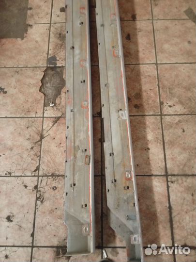 Пороги mitsubishi pajero 4 sport