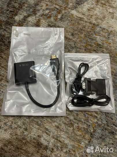 Переходник VGA-hdmi + аудио выход