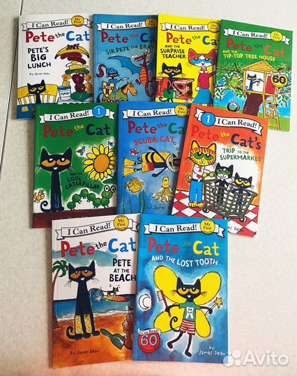 Набор книг на английском Pete the cat (19 книг)