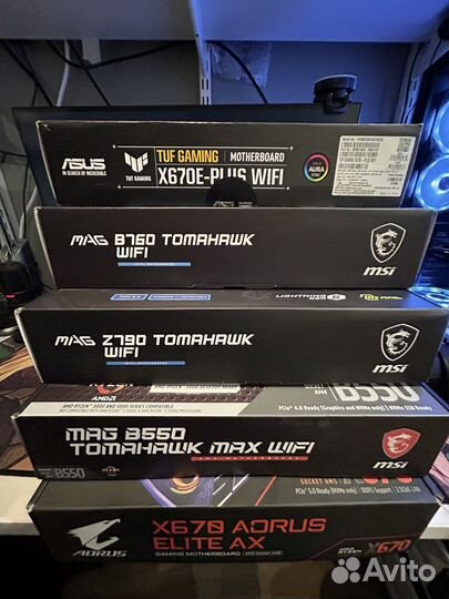 Мат.платы Z690, Z790, B760, X670, B650, DDR5