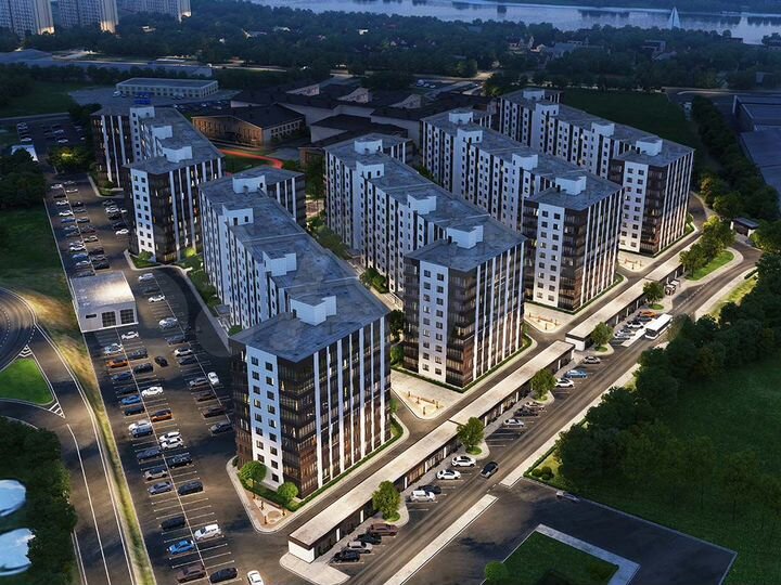 1-к. квартира, 43,4 м², 6/9 эт.