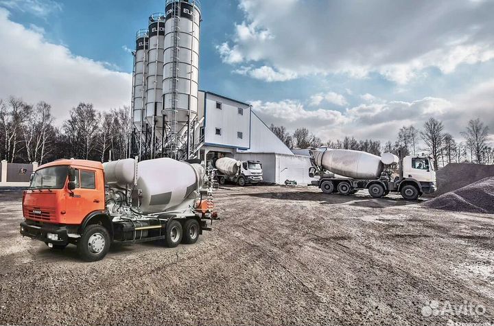 Раствор М300. Лоток 7 метров