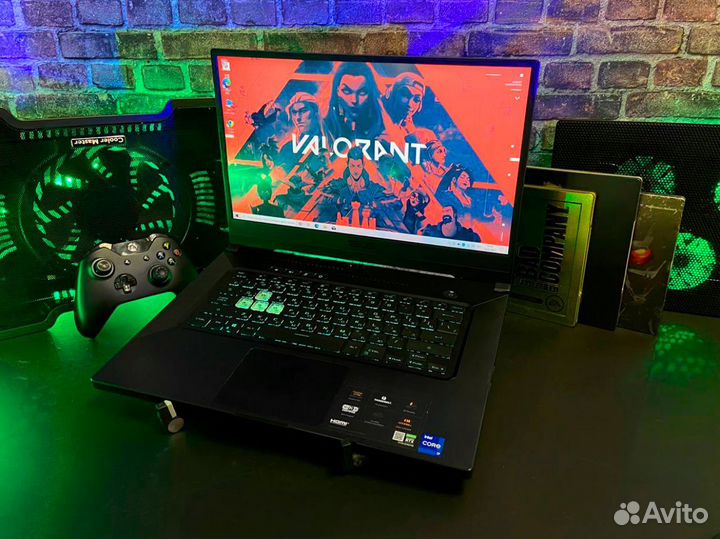 Игровой asus TUF Gaming с гарантией RTX 3060/i7