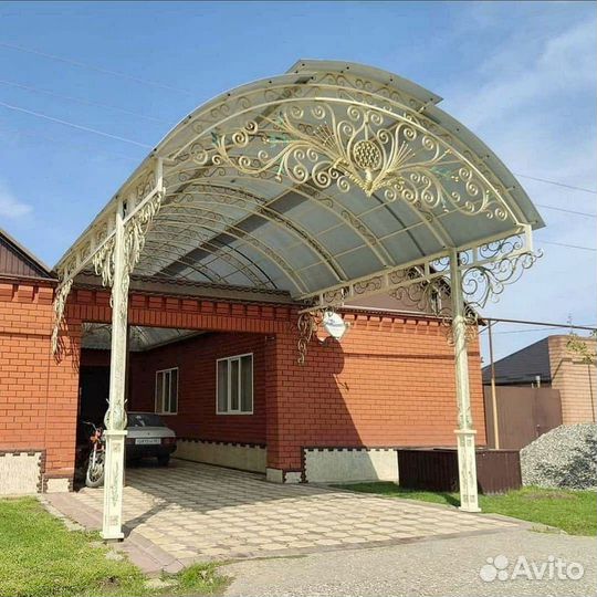 Навесы кованные