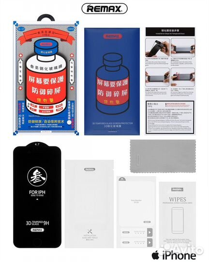 Защитное стекло Remax iPhone 15