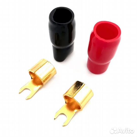 Клеммы акустические вилочные (кольцевые), комплект