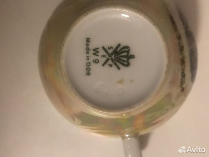 Чайная пара фарфор времен СССР