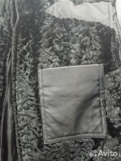 Безрукавка из каракуля