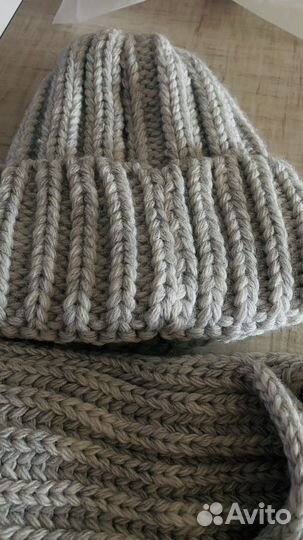 Шапка и снуд комплект женский