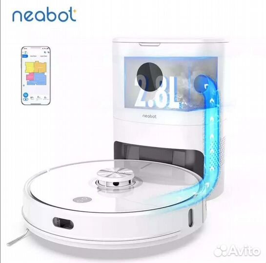 Робот пылесос Neabot NoMo N2 белый
