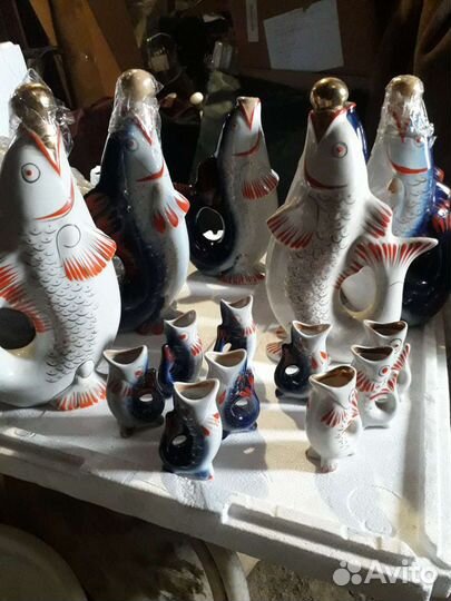 Коньячные наборы Рыбки