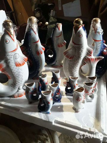 Коньячные наборы Рыбки