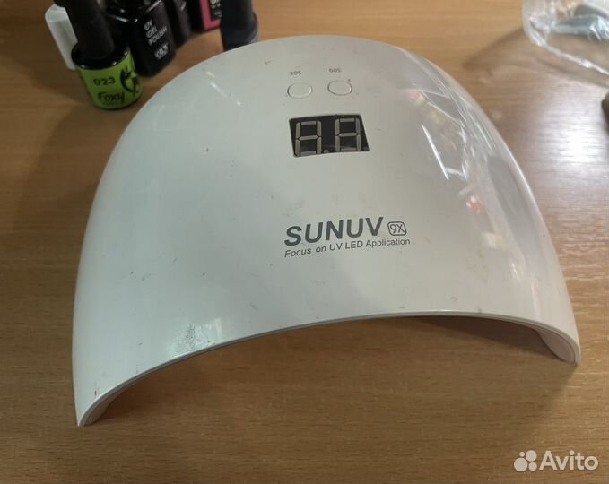 Лампа для ногтей sunuv 9x