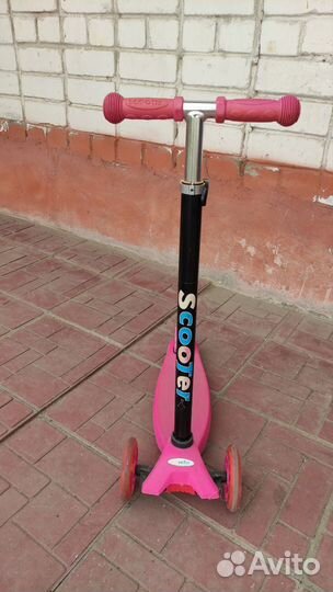 Самокат детский трехколесный бу