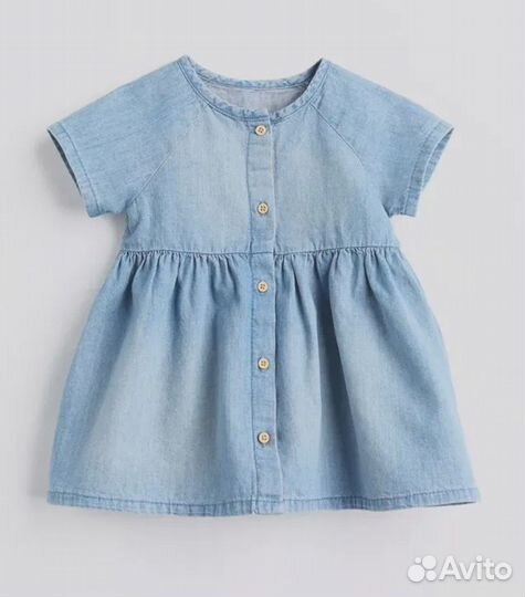 Платье джинсовое для девочки H&M 86 98