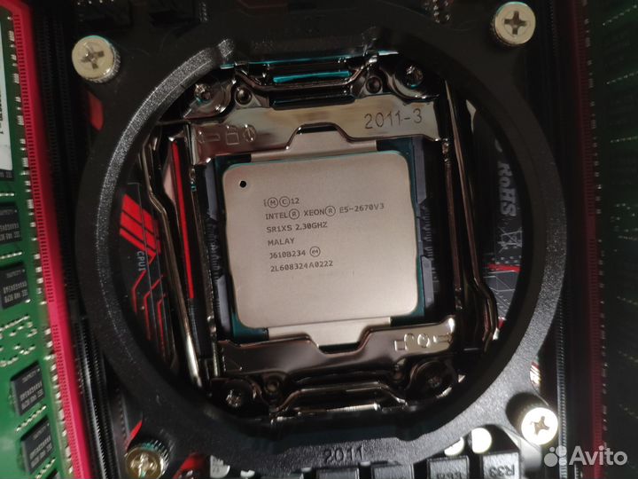 Intel 2670v3 X99 16 DDR4 Полный Комплект с Кулером