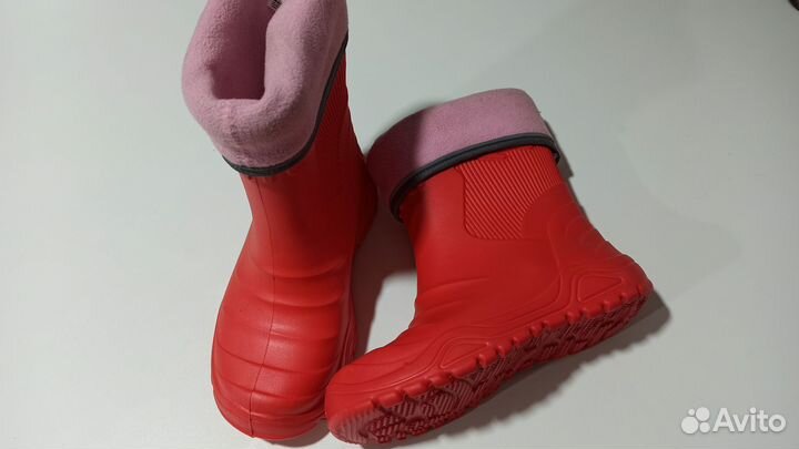 Детские резиновые сапоги 28 29