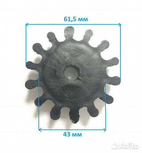 Тормозная шестеренка для детских колясок