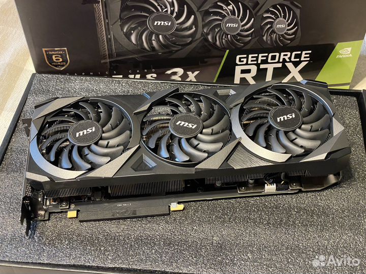 Видеокарта MSI GeForce RTX 3080 Ti ventus 3X 12GB