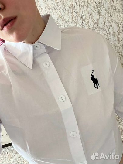 Рубашка белая новая 48р