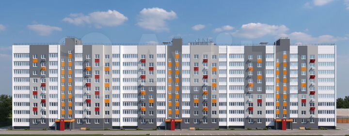2-к. квартира, 58,8 м², 2/9 эт.