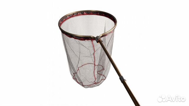 Подсак прорезиненый 60*60 см мет. ручка 1,9 м