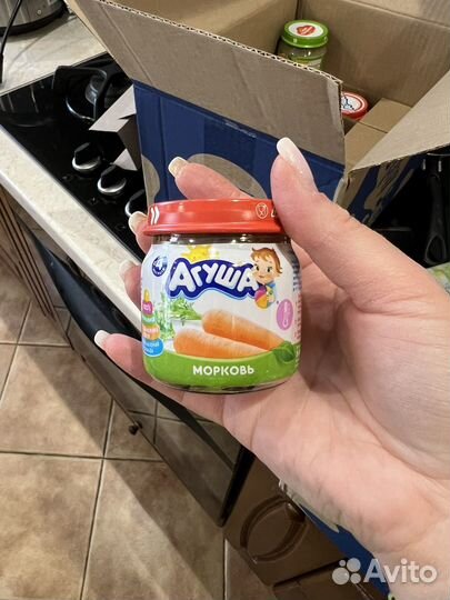 Овощное пюре агуша