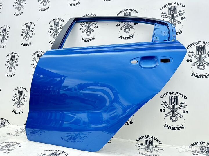 Синяя задняя левая дверь Kia Rio 4 Оригинал