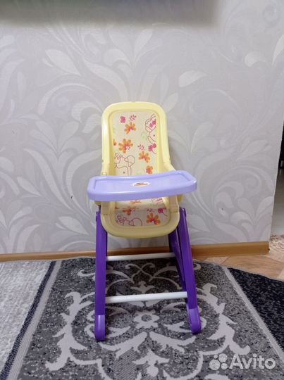Кукольный стульчик для кормления