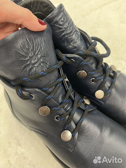 Берцы кожаные