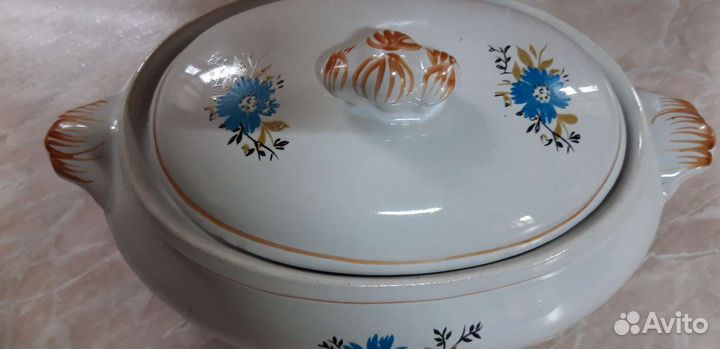 Фарфоровая супница СССР