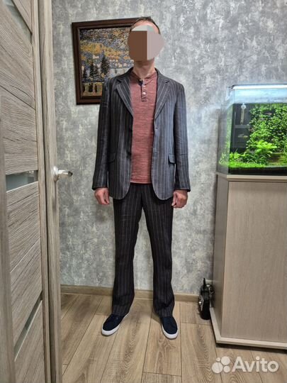 Костюм льняной мужской р. 46