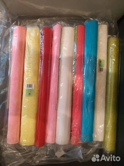 Набор гофрированной бумаги для оформления букетов