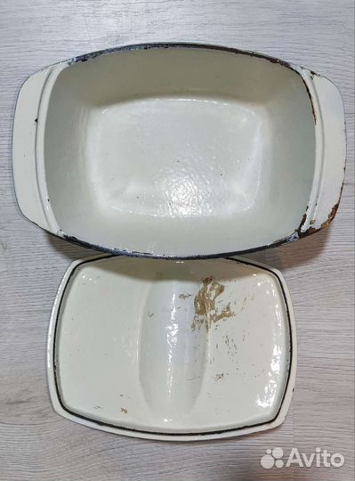 Чугунная гусятница и утятница СССР